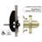 MITER 12 in. x 1.25 in. Grab Bar, ADA Compliant for Bath and Shower Safety (500 lb. Capacity) in Brushed Gold-125355732-125355733