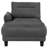 Verona Grey Loose Back Sectional Sofa