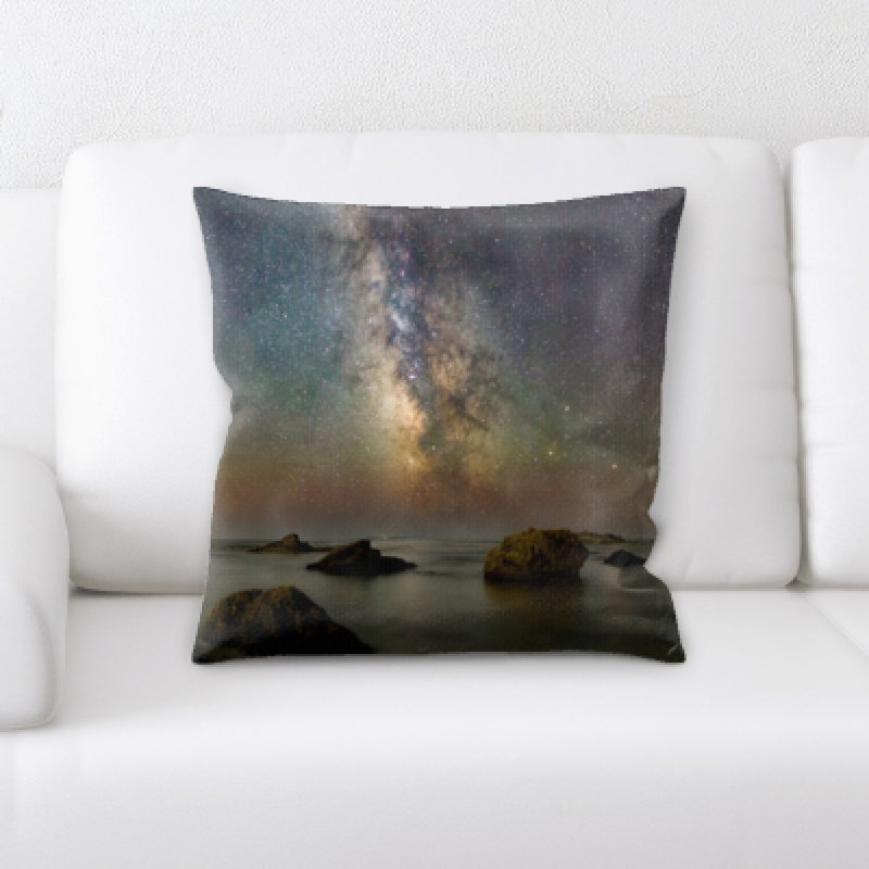 Microsuede Throw Pillow