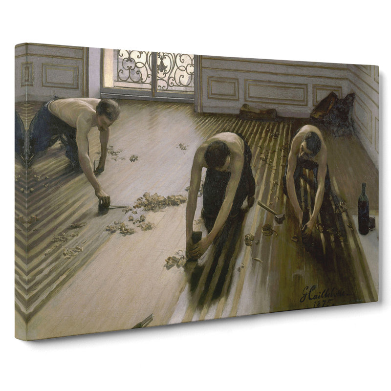 CAN2041CAN The Floor Scrapers by Gustave Caillebotte - Wrapped Canvas Painting