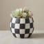 Pot à fleurs décoratif pour échecs d'intérieur et d'extérieur - Pot de fleurs moderne pour la décoration de salon ou de patio-862344603