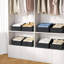 Ensemble de 8 paniers de rangement en tissu - Paniers de rangement pliables en forme de trapèze pour vêtements, jouets, livres, serviettes, solutions de rangement robustes et peu encombrantes-988118930