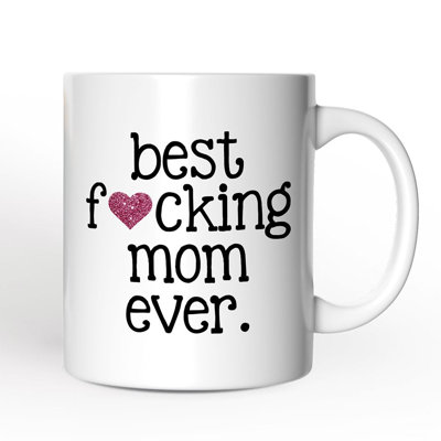 «Best Mom Ever», cadeau humoristique audacieux pour maman avec nom personnalisé