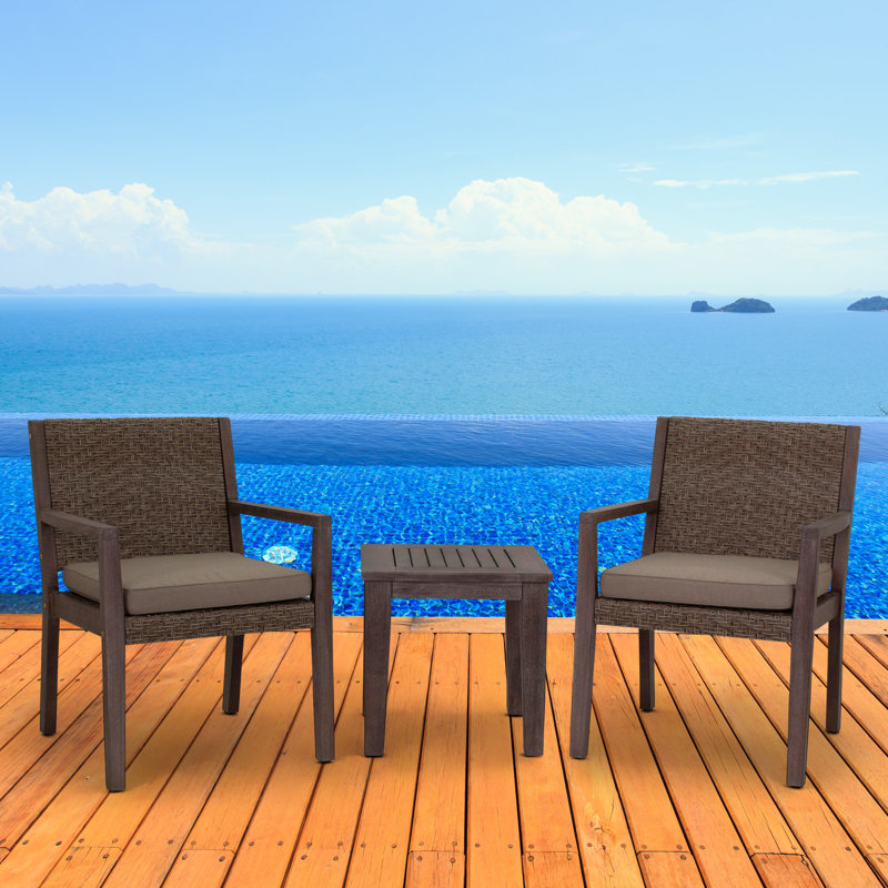 Perrella 2 - Person Patio Conversation Set with Cushions