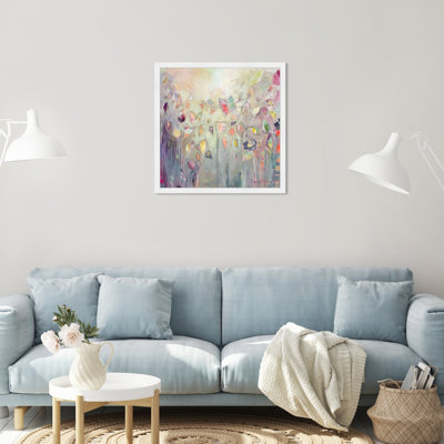 Abstract " Abstract Pink Butterflies " by Oliver Gal