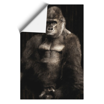 Silverback Gorilla Painting - Frameless Print