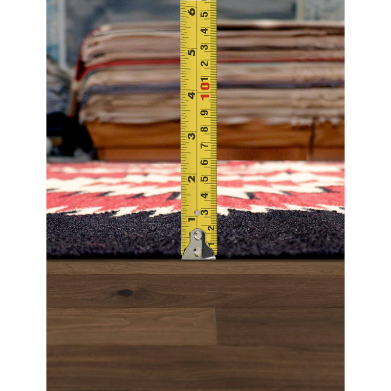 Canvello Reversible Wool Mocha Area Rug- 9'2'' X 11'9''