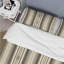 Ensemble de housse de couette à motif rayé brun et beige I-109148580