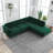 Addilynn 2 - Piece Velvet Sectional-181686603-181686602