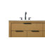 Meuble-lavabo double 72 po en teck miel-314797661-314797651