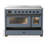 Majestic III Series 48 Inch Induction Range with 6 Induction Elements in Blue Grey (Burnished Trim)-124828922-124828926