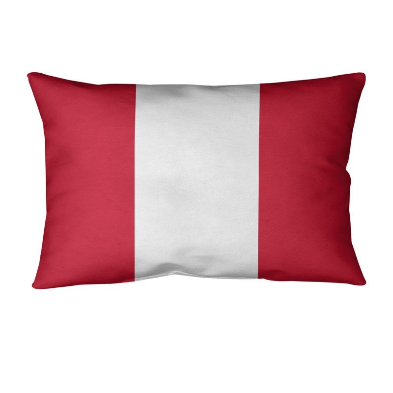 Housse de coussin lombaire Atlanta, New England, Cramoisi Alabama