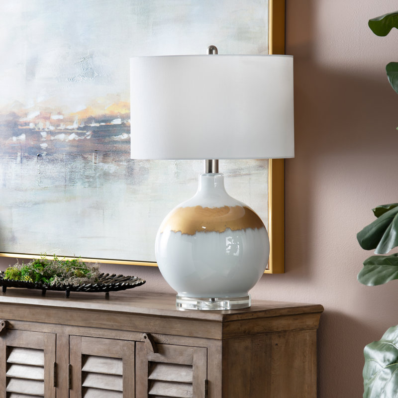 Lampe de table en verre Dana
