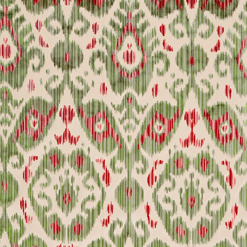 Oriana Tashkent Velvet Fabric, Spring Green