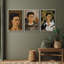 "Inspiré par Frida, autoportrait emblématique, paysage naturel, illustrations, art moderne, décor rustique" - 3 pièces-98695732-98695735