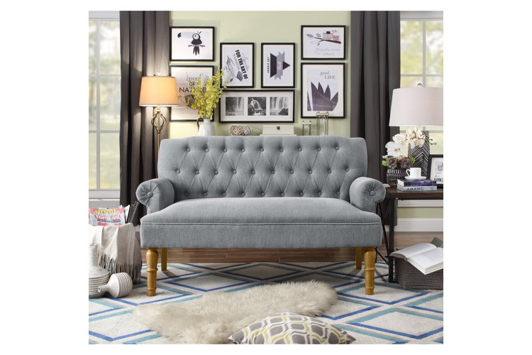 Bjorn 59" Rolled Arm Settee