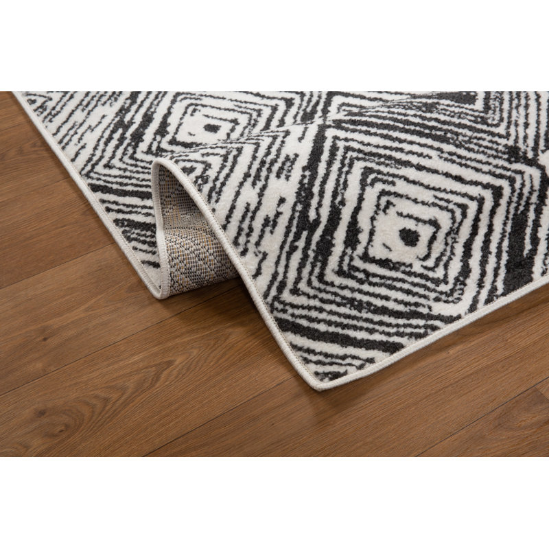 Zarhiya Abstract Indoor Rug, Rectangle 7'8" x 11'1"