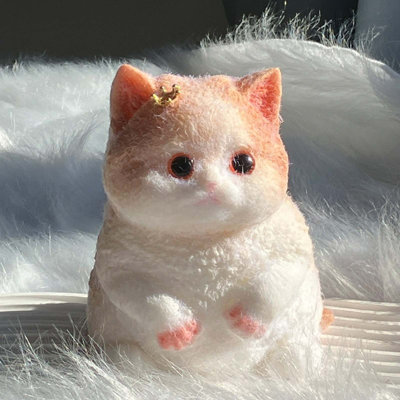 Coussin pelucheux très doux pour chat F