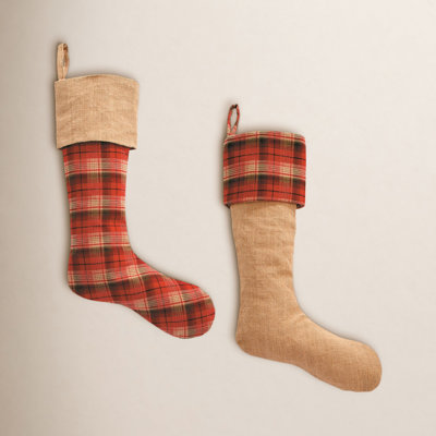 Flannel Stocking Set