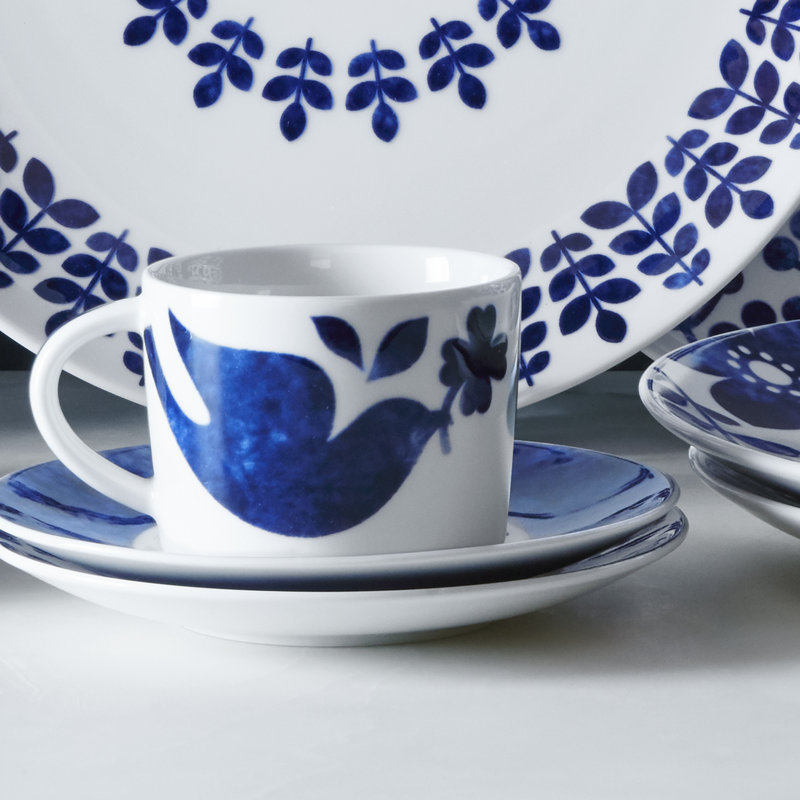 Noritake Sandefjord Set Of 4 Cups, 6 Oz.