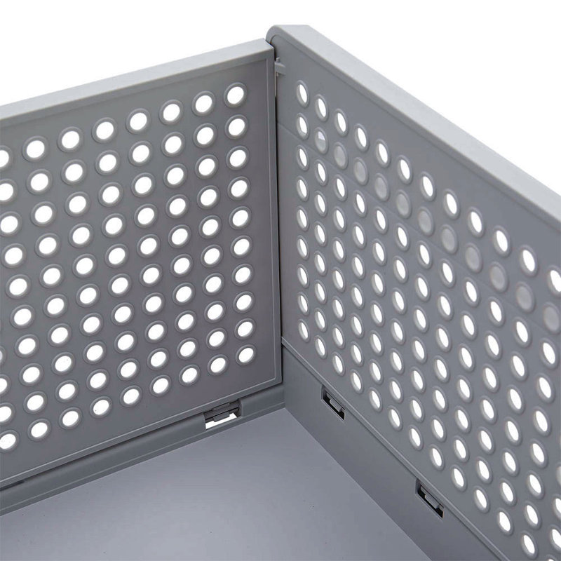 Rebrilliant Plastic Storage Tub & Tote, 25cm H x 43cm W x 38cm D, Gray