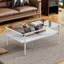 Table basse et tables de bout de salon en verre gris avec somptuosité chic et attrayante-1427627146
