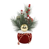 18'' Mardi Gras Tinsel Tree Christmas Holiday Tree 1.5FT Table-Top