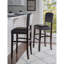 Tabouret de bar et de comptoir rembourré Barile-32642493-32642494