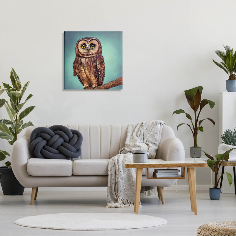 «Beautiful Owl Wildlife Portrait», art mural par Alpenglow, H 24 po x l 24 po x P 1,5 po