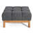 Kyra Modern Upholstered Deep Biscuit-Tufted Ottoman With Plush Foam Cushion-119867477