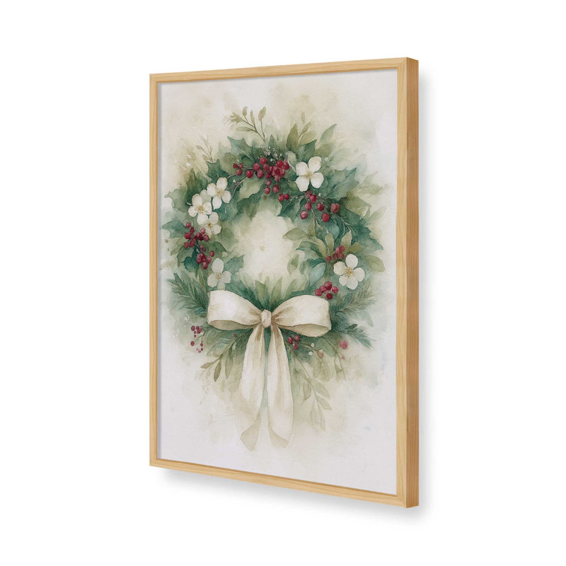 Holly et ivoire, reproduction d'art, 8 po x 10 po, Érable américain
