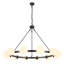 Luminaire lustre à bulles 12 lumières Chupp