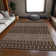 Premium Machine Washable Prisco Chocolate Rug