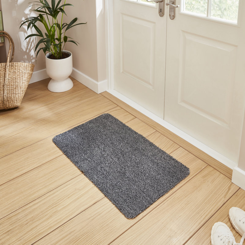  Kitchen Mat, Rectangle W75 x L95 cm, Grey