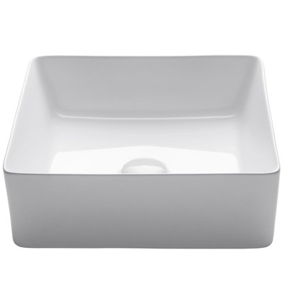 Lavabo de salle de bain vasque carré Thin Ceramics