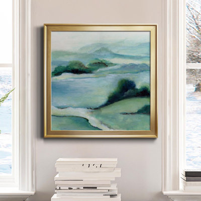 «Lush Valley II», reproduction d'art sur toile encadrée