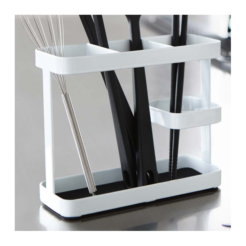Support d'ustensiles de cuisine Espinal, blanc