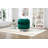 Misheel Velvet Barrel Chair with Ottoman-663396597