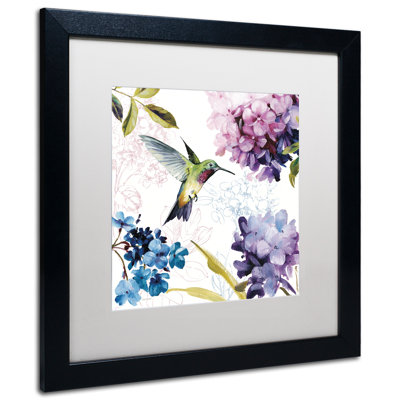 «Spring Nectar Square II» par Lisa Audit - Reproduction d'art sur toile encadrée