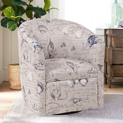 Chaise d'appoint pivotante pour un salon confortable