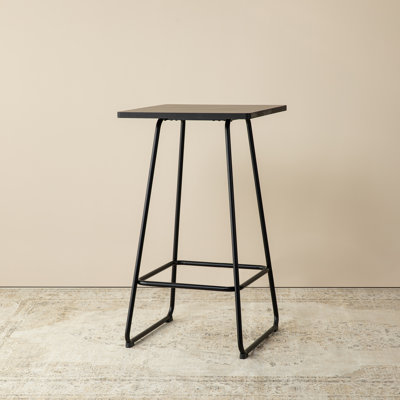 Carrel Industrial Modern Square Bar Table 