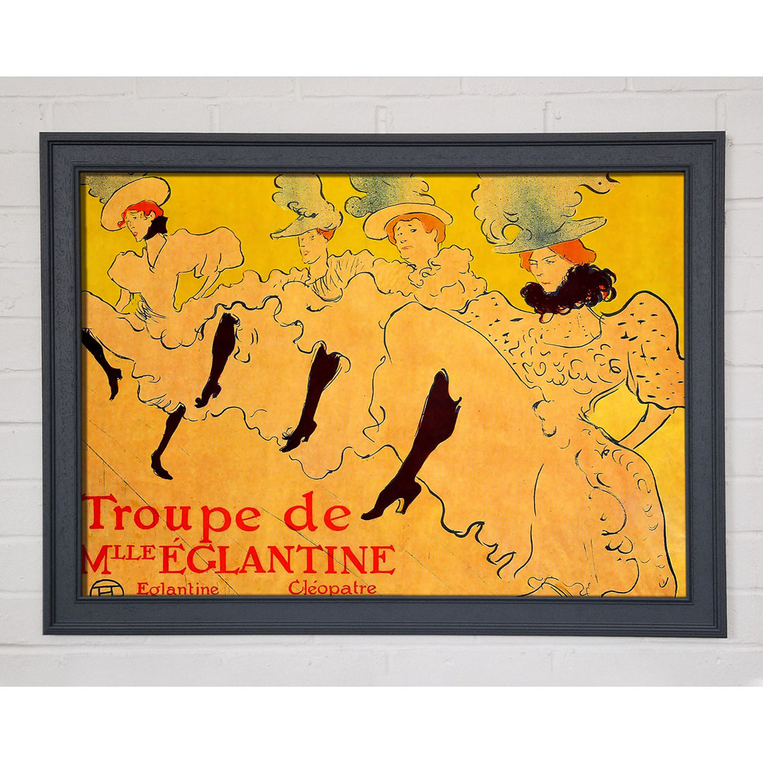 Gerahmtes Leinwandbild Toulouse Lautrec Mlles Eglantines 2