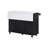 50.7-Inch Black Kitchen Island With Storage Tilting Trash Bin Cabinet And Pull-Out Cabinet Organizer, 5-Wheel Rolling Kitchen Island With Folding Panel, Suitable For Kitchen And Dining Room-261208897