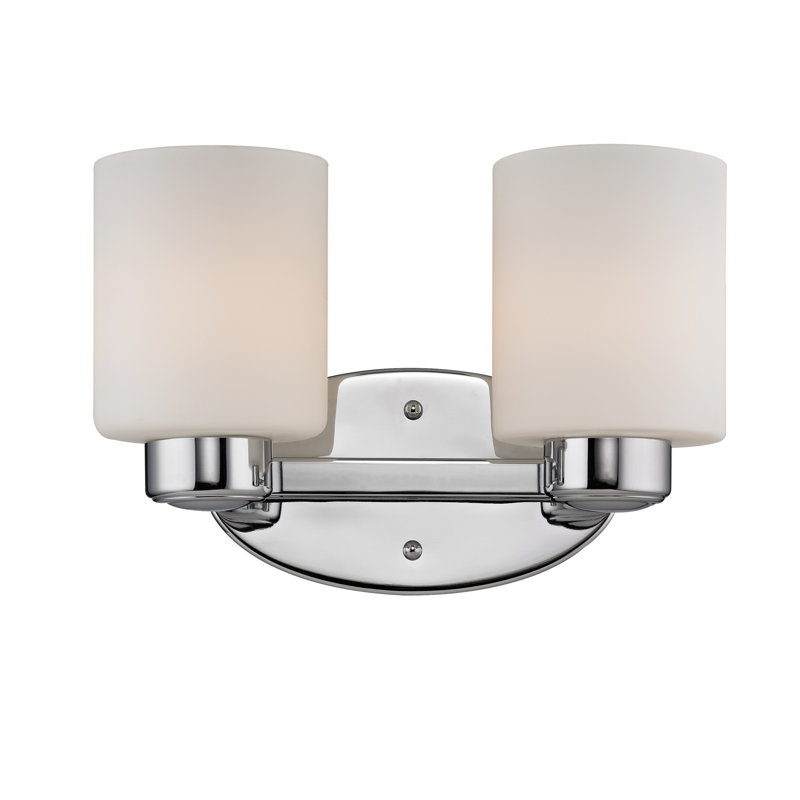 Éclairage pour meuble-lavabo 2 lumières Kissonerga, Chrome