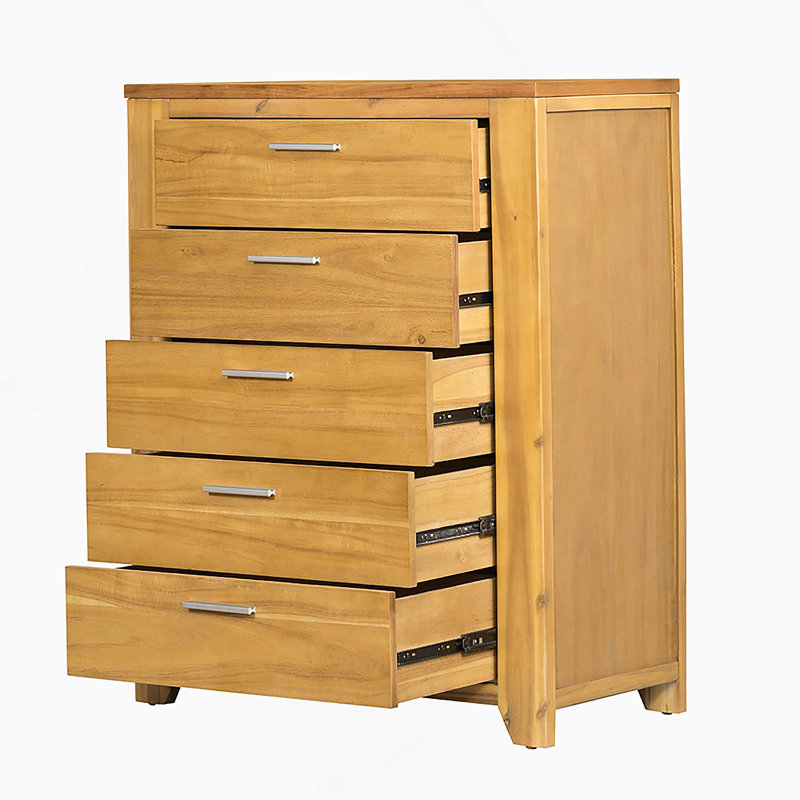 Commode 5 tiroirs 35,4 x 17,3 x 44 po