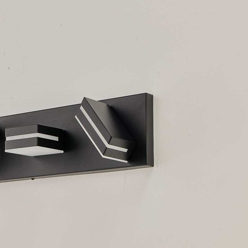Applique murale moderne à 6 lumières pour salle de bain et miroir, design minimaliste élégant, écoénergétique, facile à installer 