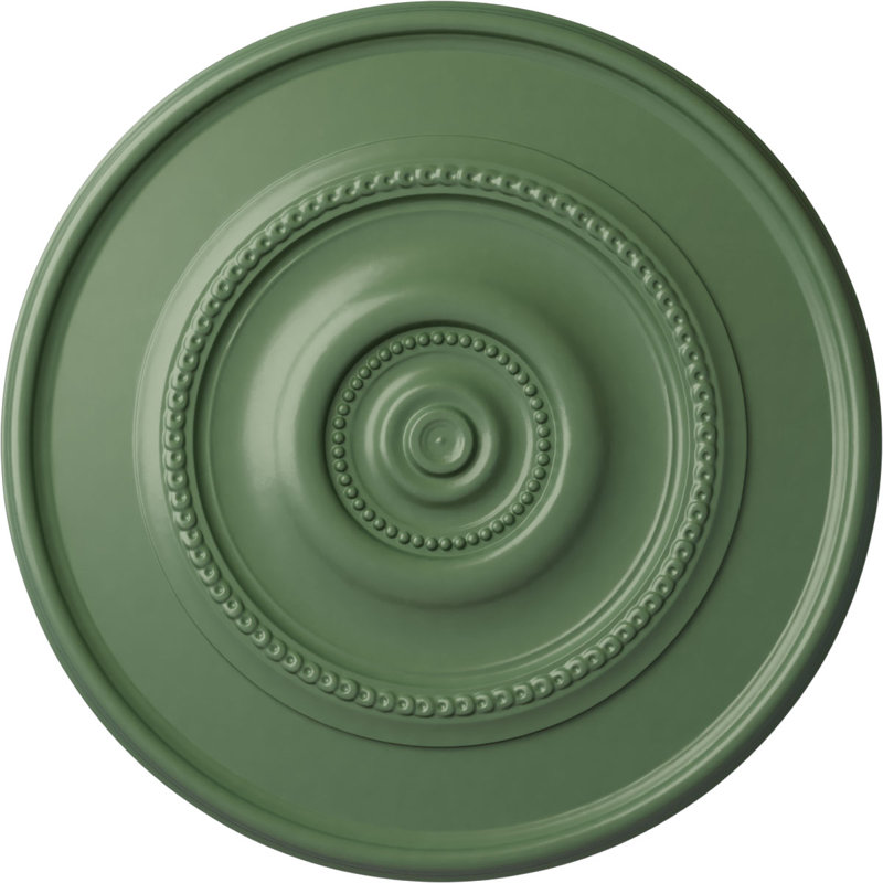 Endurathane Dylar Ceiling Medallion, 30"OD x 2 1/4"P (Fits Canopies up to 6 1/4")Hand-Painted Athenian Green Finish