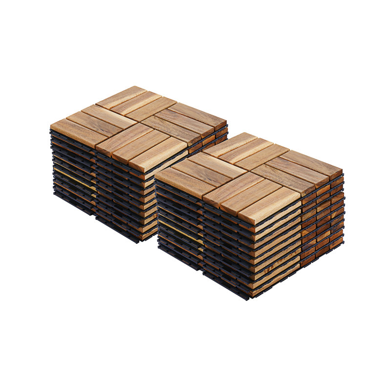 20 carreaux de terrasse à emboîtement, 20