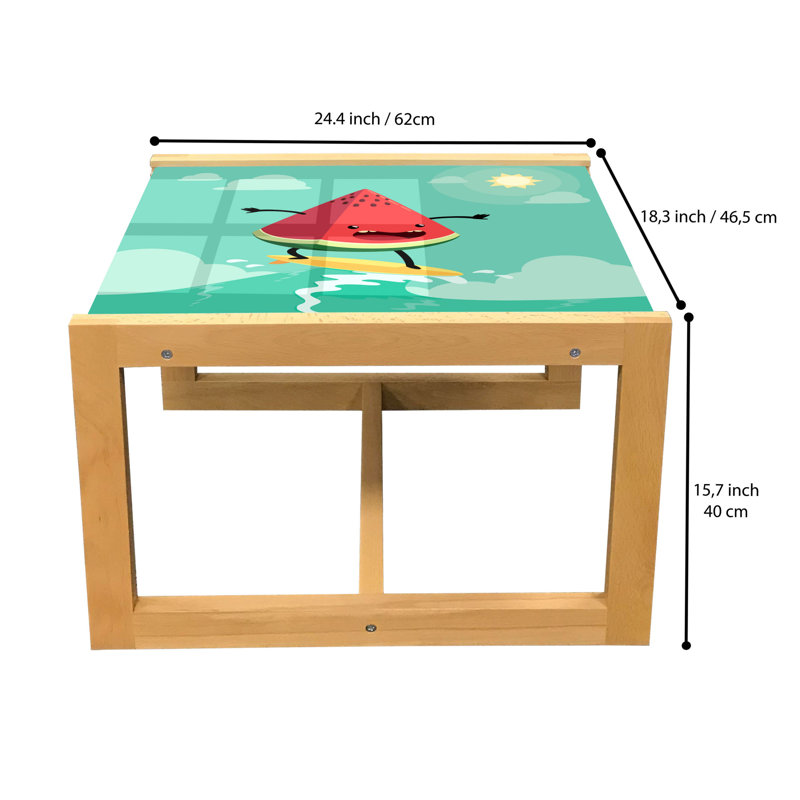 Jamayca Sled Coffee Table, 62cm H x 46cm W x 40cm D