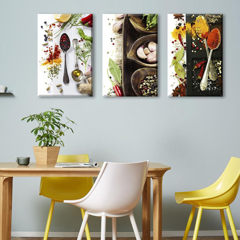 3 Piece Wrapped Canvas Wall Art